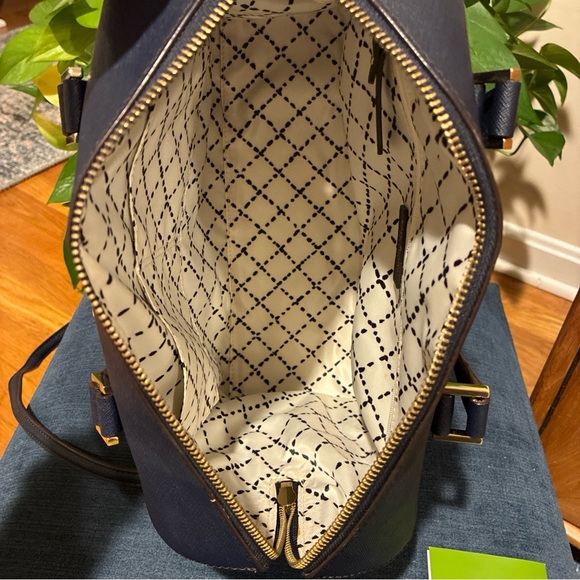 Kate Spade Newberry Lane Cassie large satchel blue - Picture 7 of 8